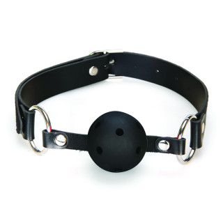 Collier baillon avec trous noir