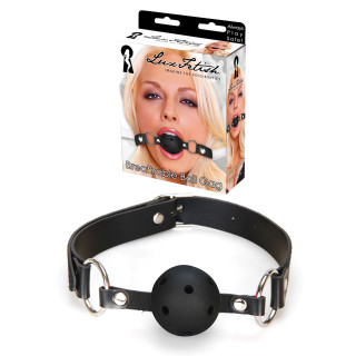 Collier baillon avec trous noir