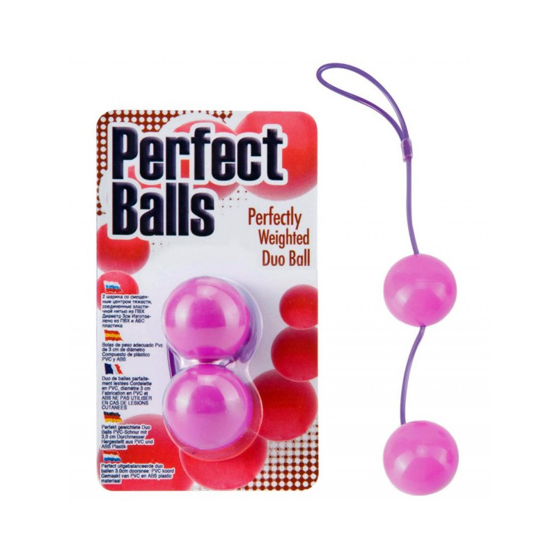 Boules Geisha Perfect Balls mauve Ø3cm