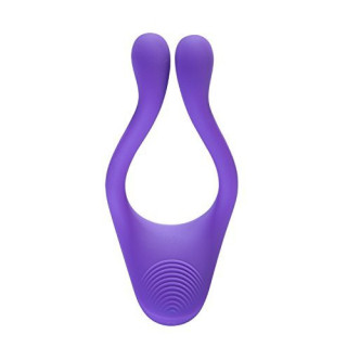 Masturbateur couple télécommande violet rechargeable