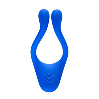Masturbateur couple télécommande bleu rechargeable