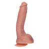 Gode ventouse chair 24cm "SO REAL" avec bourses