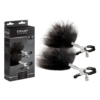 Backroom Pinces à seins plumes STEAMY SHADES Steamy Shades