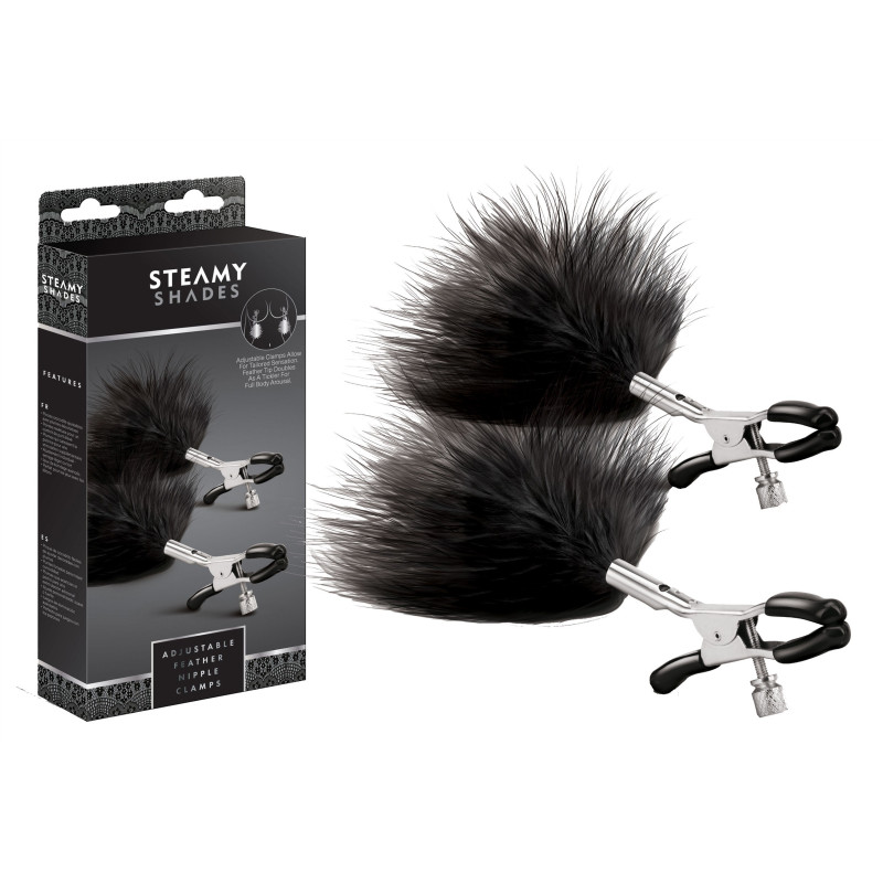 Backroom Pinces à seins plumes STEAMY SHADES Steamy Shades