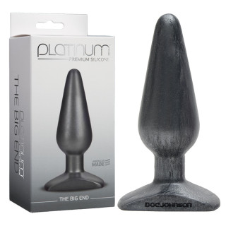 Plug The Big End charcoal silicone 10cm