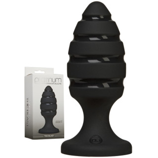 Par derrière Plug anal THE BLAST silicone noir Doc Johnson