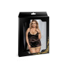 Nuisette chocolat et dentelle XL-XXL