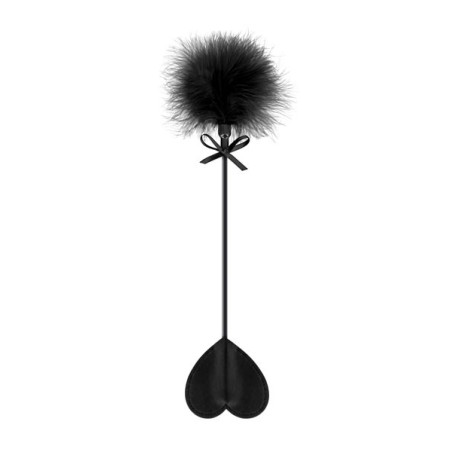 Cravache cœur et plume noir
