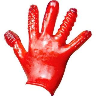 Gant doigtier Finger Fuck rouge