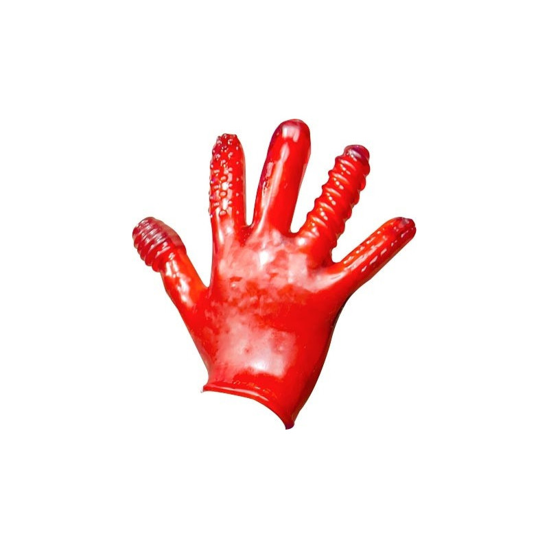 Gant doigtier Finger Fuck rouge