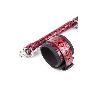 Barre de bondage rouge mains et pieds 50cm