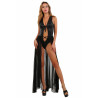 Body robe wetlook noir S-M