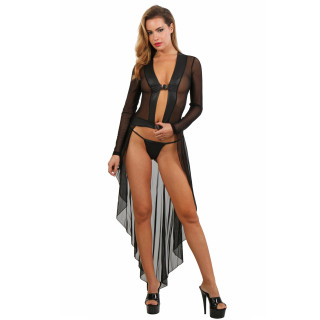 Robe gilet courte noire S-M