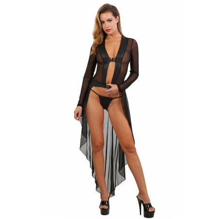 Robe gilet courte noire L-XL