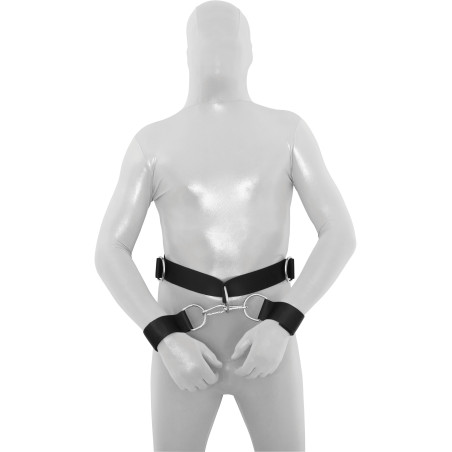 Ceinture réglable avec menottes mains