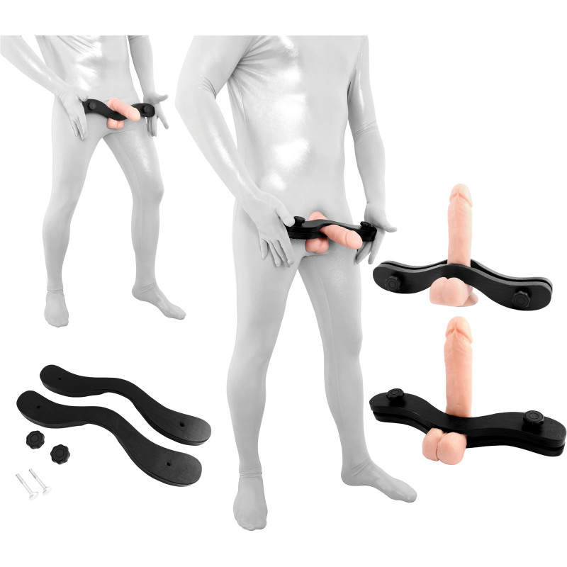 Pilori bois pénis testicules