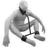 Menottes avec barre cou pieds ou mains