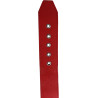 Collier cuir rouge MASTER