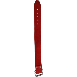 Collier cuir rouge MASTER