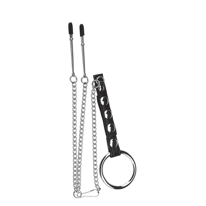 Pinces à seins réglables et cockring