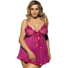 Charmante nuisette évasée Fuchsia 4XL