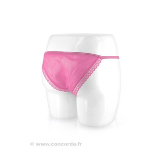 Rose slip rose XS-XL arrière sexy