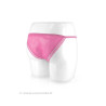 Rose slip rose XS-XL arrière sexy