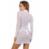 Robe en dentelle blanche S-M vue de derrière