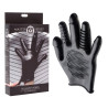 Gant doigtier Pleasure Poker noir avec son emballage