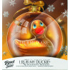 Canard vibro jaune or dans une boule
