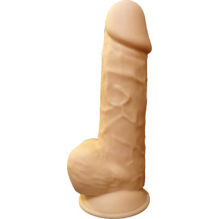 Gode ventouse et bourses 8,5" SilexD 20,5 x Ø5cm