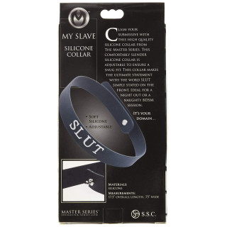 Collier SLUT en silicone