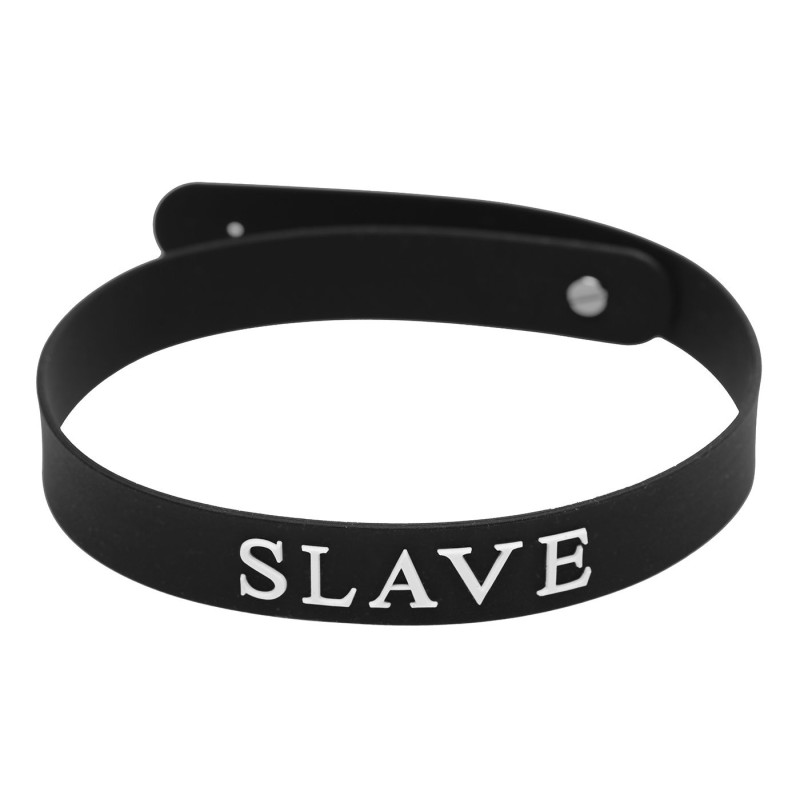Collier SLAVE en silicone