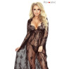 Nuisette dentelle longue So Elegant S-M de profil et de près