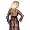 Nuisette dentelle longue So Elegant S-M de dos et de près