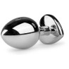 Plug argent en aluminium bijour cœur M