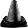 Plug noir XXL en forme de cône