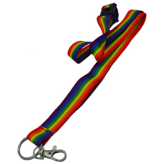 Tour de cou avec attache Rainbow