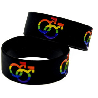 Bracelet silicone Rainbow hommes