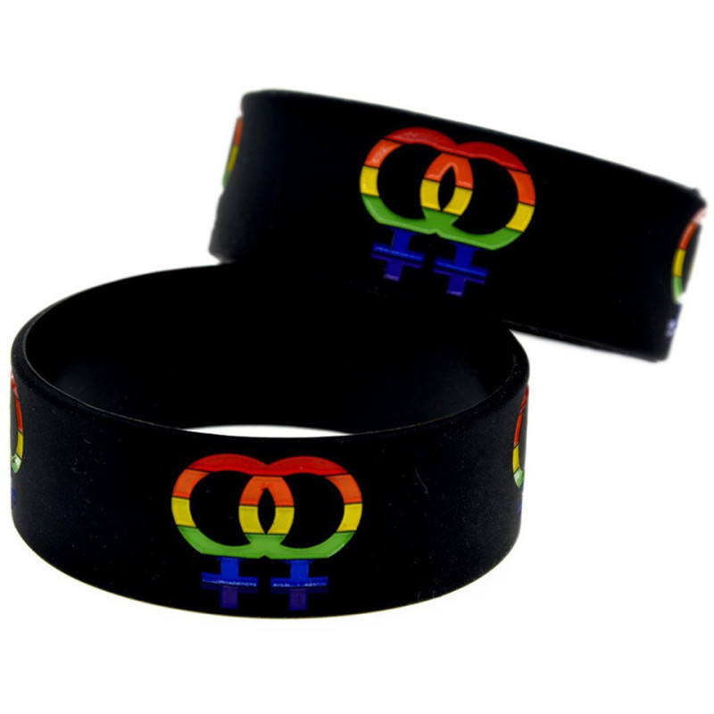 Bracelet silicone Rainbow femmes