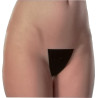 Femme String sans ficelle réutilisable noir L 