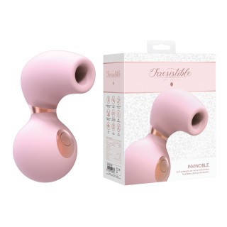 Stimulateur clitoris rechargeable Invincible rose