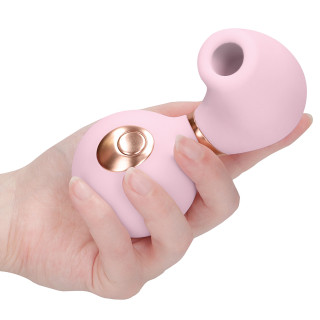 Stimulateur clitoris rechargeable Invincible rose