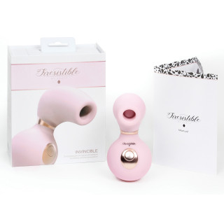 Stimulateur clitoris rechargeable Invincible rose