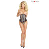 Corset seins nus Nude et simili cuir S-M