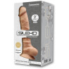 Gode ventouse et bourses 9" SilexD 24 x Ø4,9cm