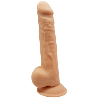 Gode ventouse et bourses 9,5" SilexD 24 x Ø4,5cm