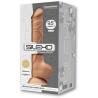 Gode ventouse et bourses 9,5" SilexD 24 x Ø4,5cm