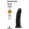Gode ventouse 6" noir SilexD 15,5 x Ø4,3cm