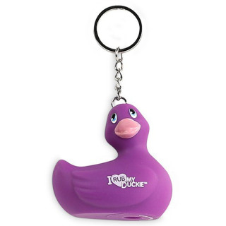 Porte-clés canard violet